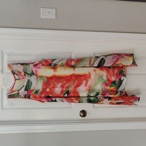 RobbieBee Watercolor Dress, Size 16